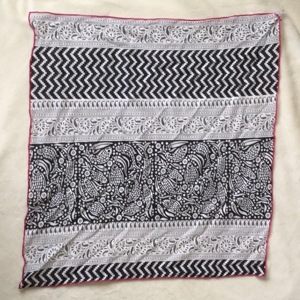 Calypso girls lightweight cotton shirt with scarf - Picture 6 of 6